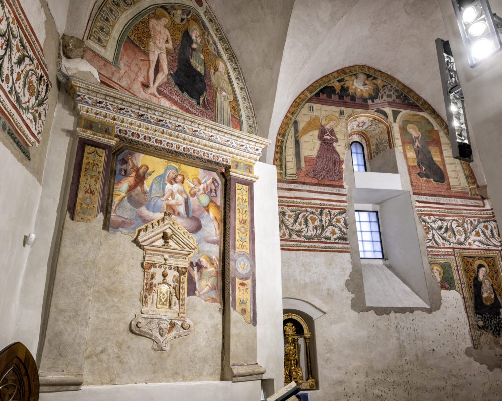 11.Massa Martana_Chiesa San felice Cappella di Santa Maria affreschi sec XV e XVI molti attribuibili a Pietro Paolo Sensini foto Luca Balducci