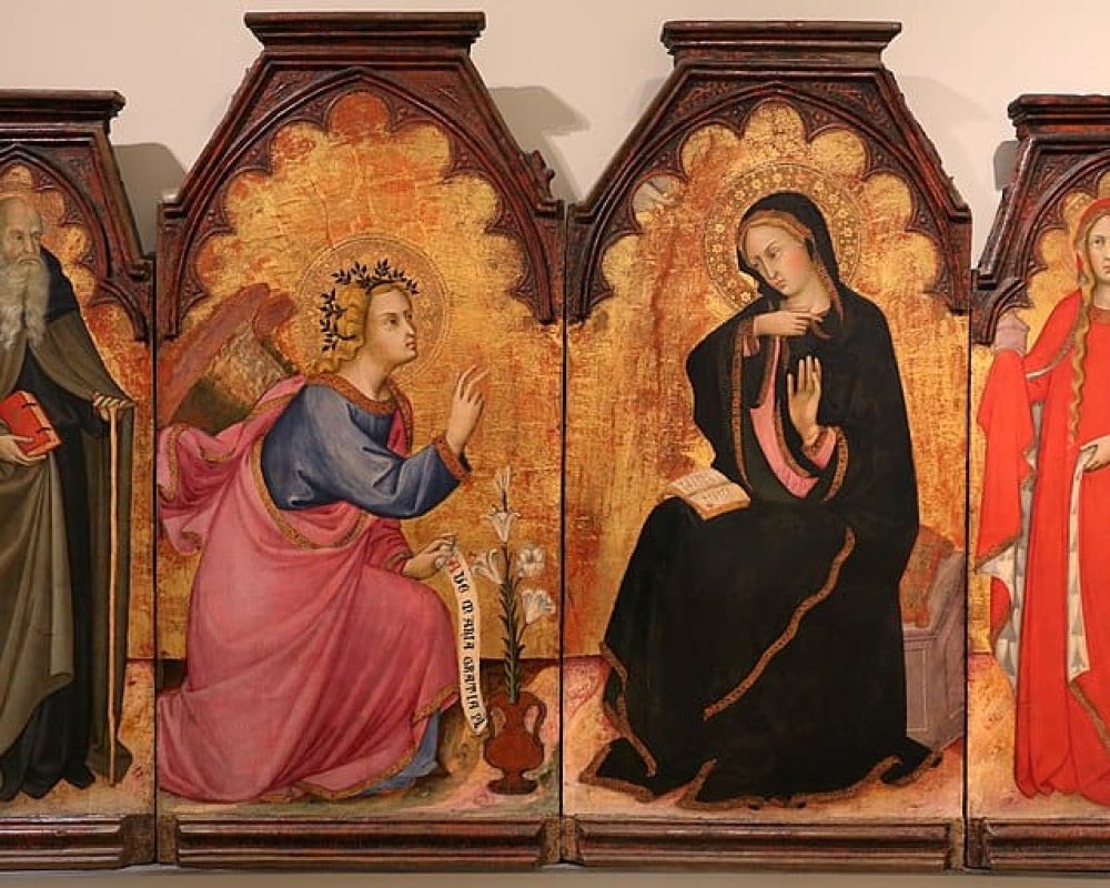 8.Andrea_di_bartolo,_annunciazione_tra_i_ss._antonio_abate_e_maria_maddalena,_dalla_pieve_di_buonconvento_01