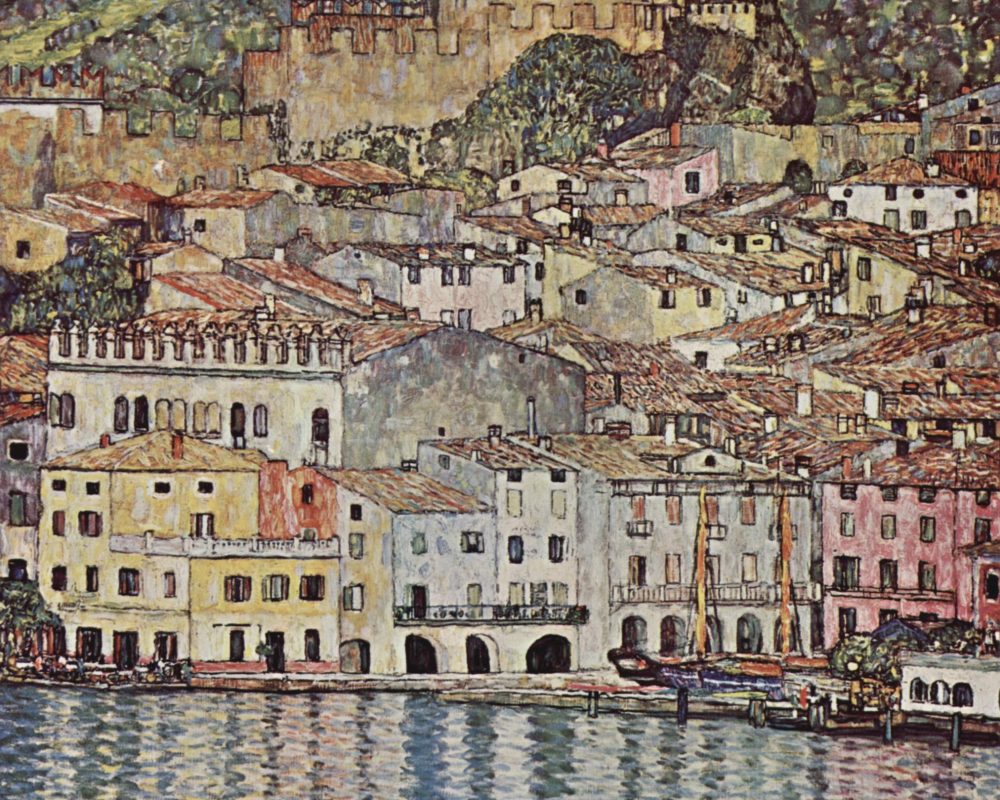 Malcesine_Gustav_Klimt_Malcesine am Gardasee