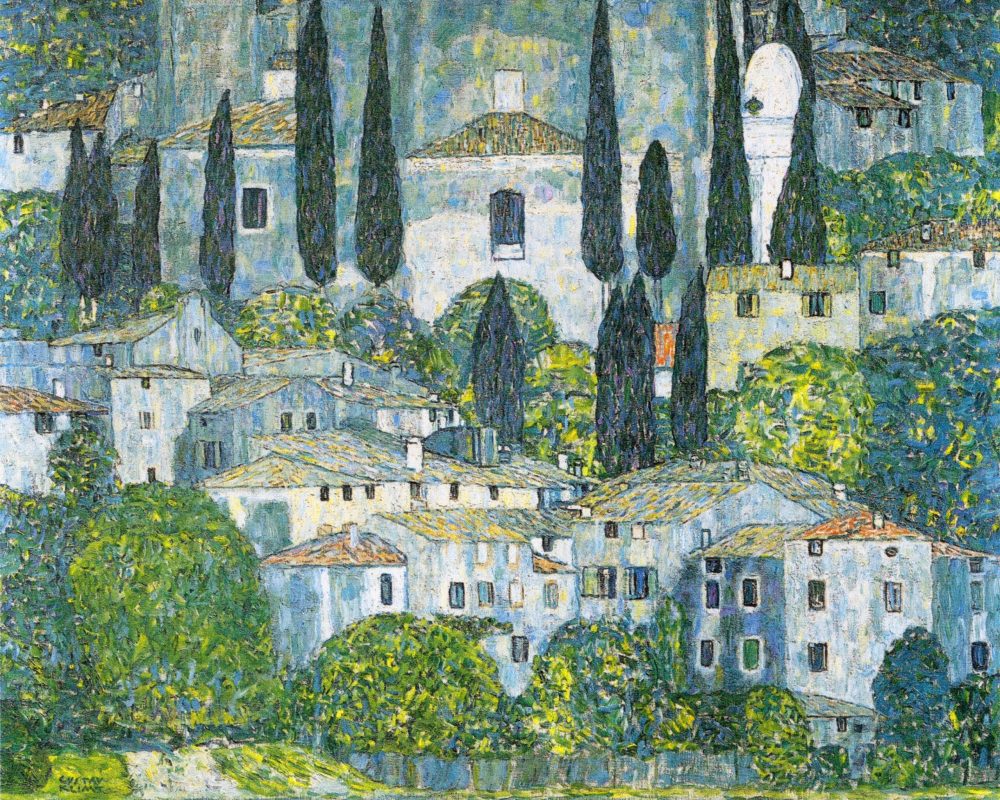 Malcesine_Klimt_-_Kirche_in_Cassone_-_1913