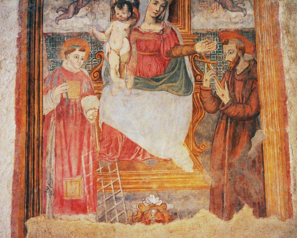 SELLANO - Madonna con Bambino e i Santi Lorenzo e Francesco